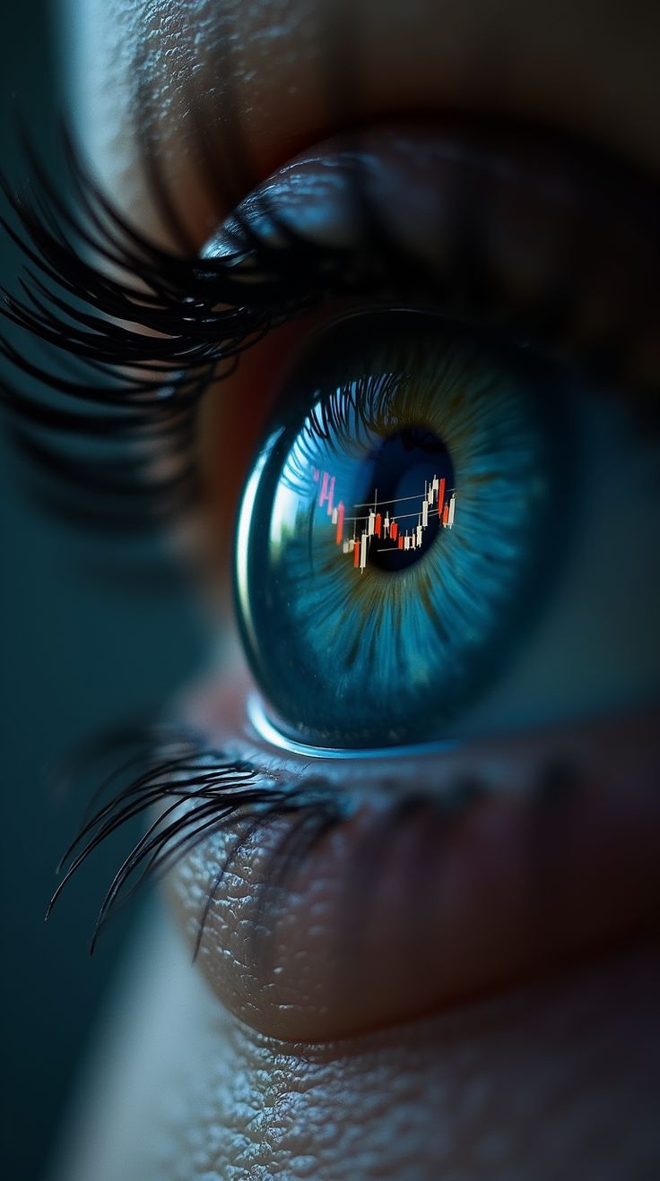 Mirada enfocada en datos y crecimiento para representar la estrategia digital